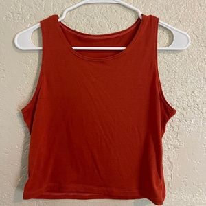ETHOS Crop Top Cinnamon color size Medium